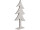 Tanne a.Platte Wooden weiss 28 x H 52.5cm, 2cm dick Holz/Kunstleder, beglimmert