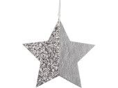 Stern-Hänger Ornament Ø 19cm H 30cm,8mm...
