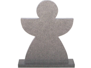 Engel Wooden anthrazit 30 x H 36.5cm, 2cm dick Holz/Kunstleder