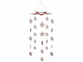 Sternenhänger ShinyWire rot H 100cm, Ø 42cm,...