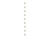 Sternenkette ShinyWire gold L 180cm, 9-tlg. Ø 10cm