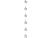 Sternenkette ShinyWire silbe L 180cm, 9-tlg. Ø 10cm