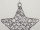 Sternenkette ShinyWire silbe L 180cm, 9-tlg. Ø 10cm
