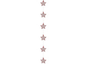 Sternenkette ShinyWire rot L 180cm, 9-tlg. Ø 10cm
