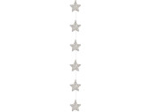 Sternenkette ShinyWire champagner L 180cm, 9-tlg. Ø 10cm