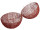 Kugel ShinyWire rot 25cm 2-tlg., zum Öffnen