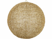 Kugel ShinyWire gold 45cm 2-tlg., zum Öffnen