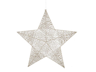 Stern voll ShinyWire champagner Ø 60 cm