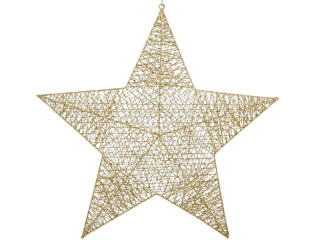 Stern voll ShinyWire gold Ø 100 cm