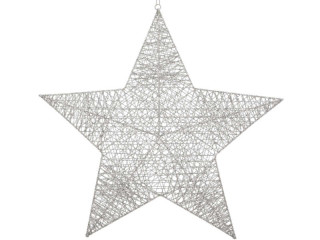 Stern voll ShinyWire silber Ø 100 cm