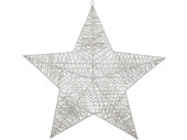 Stern voll ShinyWire silber Ø 100 cm