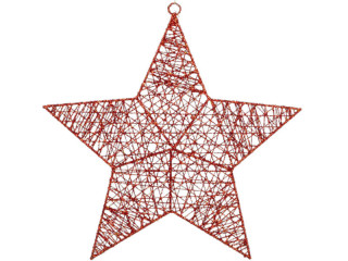 Stern voll ShinyWire rot Ø 100 cm