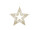 Stern Kontur ShinyWire gold Ø 30 cm