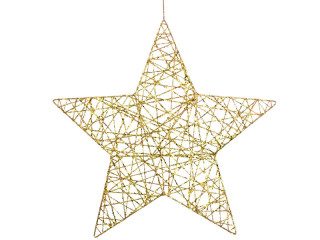 Stern Glitterstar gold Ø 40 cm