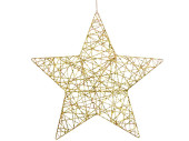 Stern Glitterstar gold Ø 40 cm
