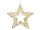 Stern Glitterstar Kontur gold Ø 30 cm