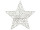 Stern Glitterstar silber Ø 40 cm