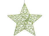 Stern Glitterstar grün Ø 40 cm