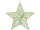 Stern Glitterstar grün Ø 50 cm