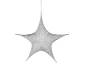 Stern Deko-Star shining XL silber, Ø 40cm