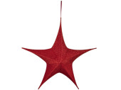 Stern Deko-Star shining XL rot, Ø 65cm
