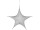 Stern Deko-Star shining XL silber, Ø 80cm