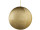 Kugel Deko-Star shining XL aufblasbar, gold, Ø 40cm