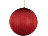 Kugel Deko-Star shining XL aufblasbar, rot, Ø 40cm