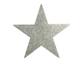 Glimmersterne silber 28cm 3 Stk./Btl.