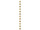 Glimmersterngirlande gold 180cm lang x 5cm 29tlg.