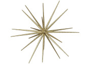 Sputnikstern gold 20-tlg. 30cm Kunststoff/Glimmer