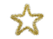 Stern Tinsel gold 50cm Kontur, Folie/Draht