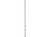 Perlengirlande Glitter gold 150cm, grosse/kleine Kugeln