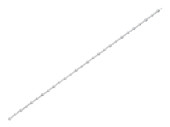 Perlengirlande Glitter weiss 150cm, grosse/kleine Kugeln