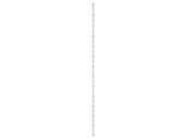 Perlengirlande Glitter weiss 150cm, grosse/kleine Kugeln