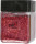 Glitter Eco 130g, rot Dose 250ml, hexagonal, 385my