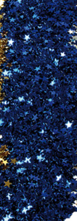 Streusternchen fein blau 5mm Metallfolie 80gr. Dose