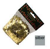 Streusterne silber 20mm Metallfolie 112 gr/Btl.