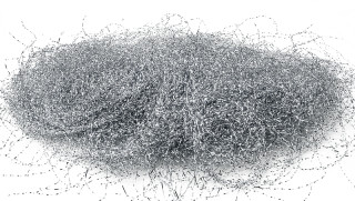 Folienwolle silber 50gr./Btl. 1mm Folie