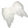 Engelsflügelpaar weiss Feder B 13 x H 12cm