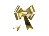 Schleife Star gold 22 x 30cm strukturierte Folie