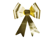 Schleife Star gold 30 x 40cm strukturierte Folie
