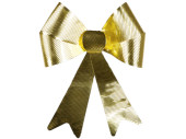 Schleife Star gold 40 x 50cm strukturierte Folie