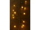 LED Girlandenlicht 100 LEDs warm-weiss, Kabel grün,...