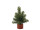 Tannenbäumchen mini H 15cm Ø 11cm, 23 Tips, Holzfuss