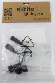 ExConnect 12-24 T-divider schwarz, L 10cm