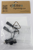ExConnect 12-24 T-divider schwarz, L 10cm