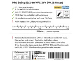 PRO Stringlight WFC 2x4m ExConnect31, outdoor IP44, 31V 2VA, 2 x 40 LEDs, inklusive 2 Switcher
