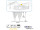 LED LV Ice Light 57 LEDs v2 warmweiss, H 60-90cm, B 1m 24V, Kabel transparent