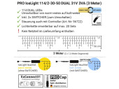 PRO IceLights 30-50cm x 3m ExConnect31,outdoor IP44 31V 114 LEDs, inkl. 2 Switcher